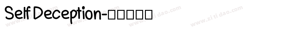 Self Deception字体转换
